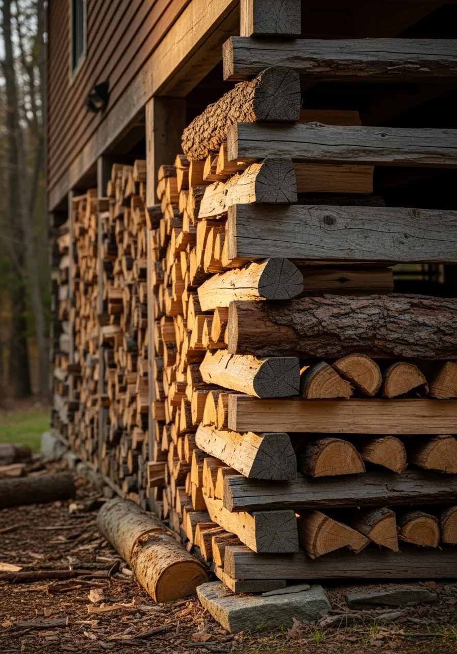 Exterior detail of a well-maintained Pocono region property showing quality construction.